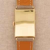 Patek Philippe Yellow Gold Rectangular Watch Ref. 10 with Remarkable Engraving Details