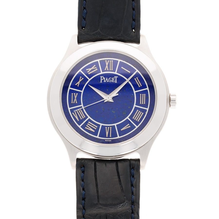 Piaget White Gold Lapis Lazuli Watch Ref. 26011