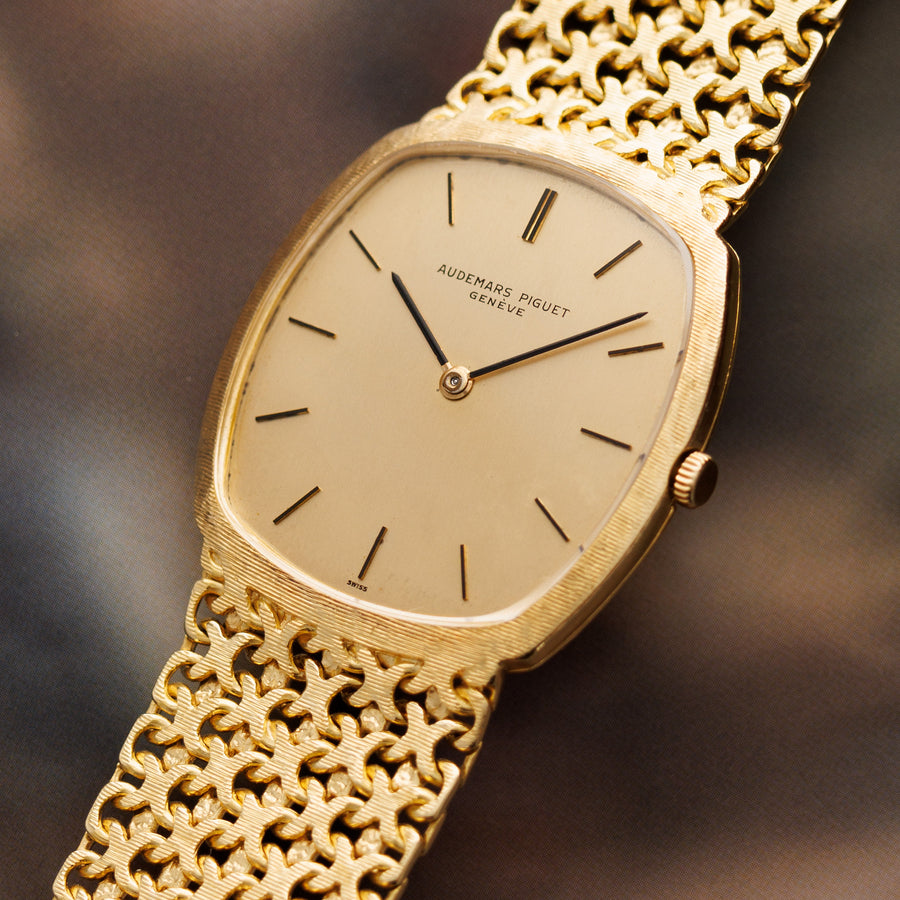 Audemars Piguet Yellow Gold Vintage Bracelet Watch