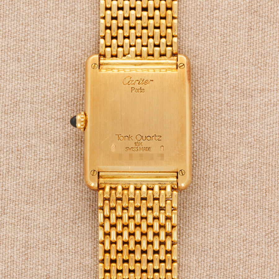 Cartier Yellow Gold Tank Louis Ref. 8110 on a Bracelet