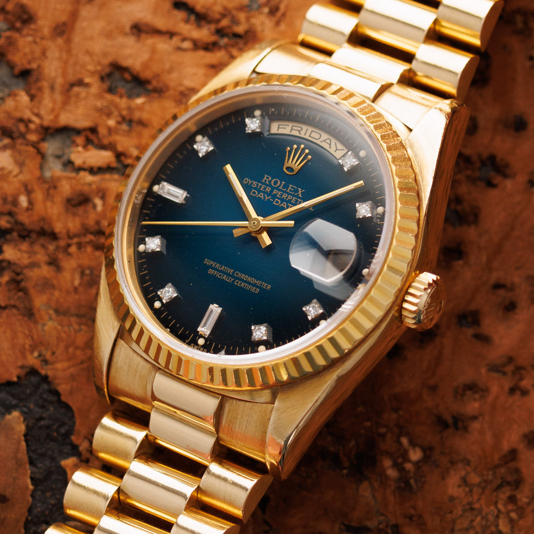 Rolex 18238 2024 blue dial