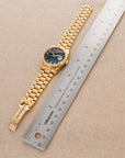 Rolex Yellow Gold Day Date Ref. 18238 with Blue Vignette Dial