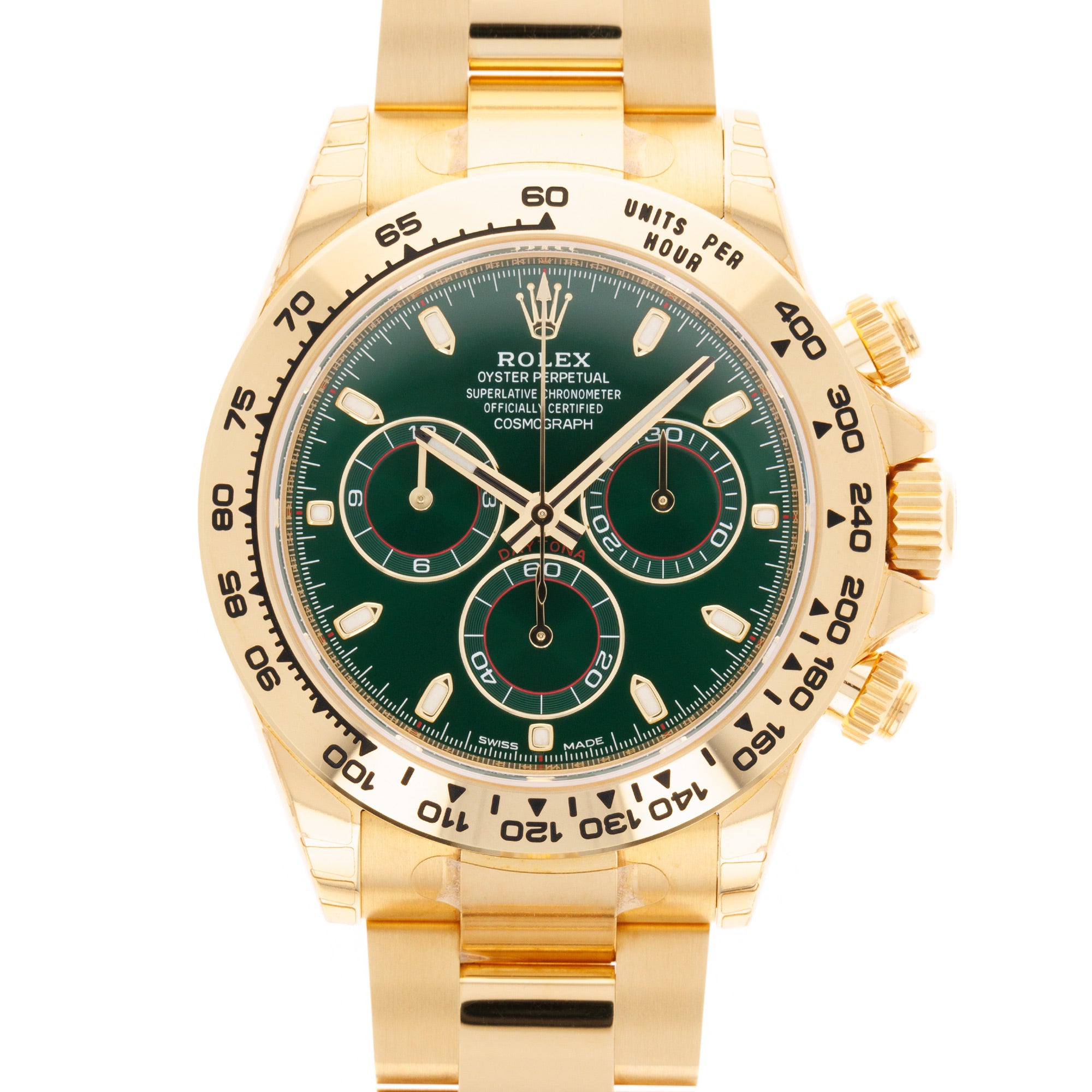 Rolex - Rolex Yellow Gold Daytona Ref. 116508 With Green Dial - The Keystone Watches