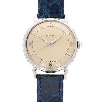 Cartier Steel Watch with Bumper Automatic Movement, European Watch & Clock
