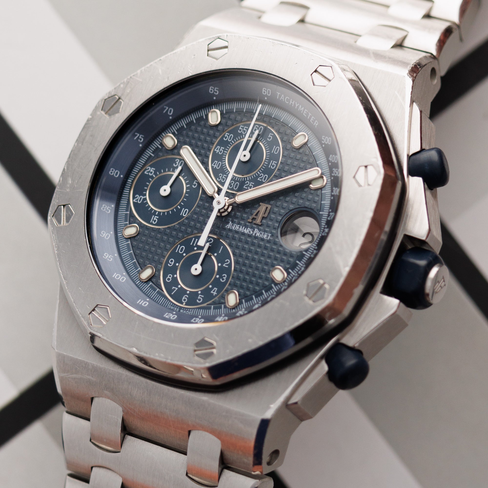 Audemars Piguet Steel The Beast Royal Oak Offshore Chronograph Ref. 25721 with Certificate