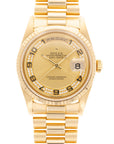 Rolex - Rolex Yellow Gold Day-Date Ref. 18238 with Factory Diamond Dial - The Keystone Watches