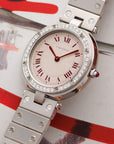 Cartier - Cartier Platinum VLC Watch with Original Red Dial - The Keystone Watches