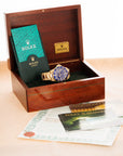 Rolex - Rolex Yellow Gold Submariner Watch Ref. 16618 with Lapis Lazuli Dial - The Keystone Watches