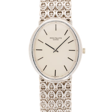Patek Philippe White Gold Bracelet Watch Ref. 3598
