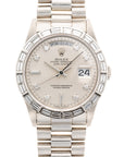 Rolex - Rolex Platinum Day-Date Ref. 18366 with Baguette Diamonds - The Keystone Watches