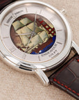 Ulysse Nardin - Ulysse Nardin Platinum San Marco Watch with Cloisonne Ship - The Keystone Watches