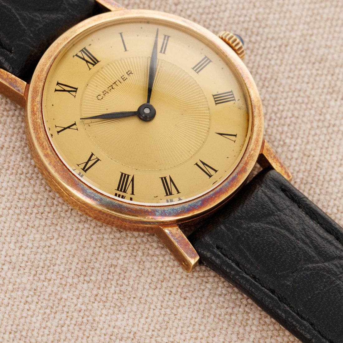 Cartier Yellow Gold Mechanical Watch
