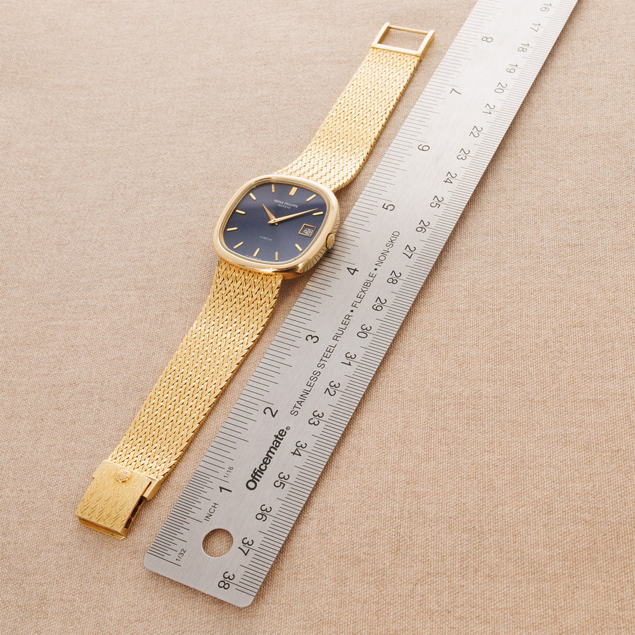 Patek Philippe Yellow Gold Ref. 3604 Retailed by Gubelin