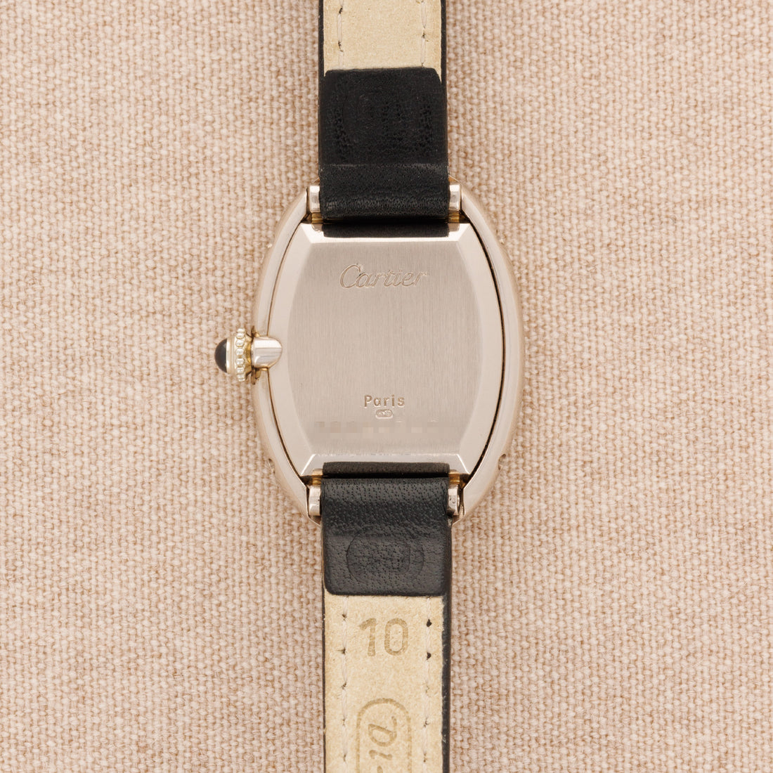 Cartier White Gold Baignoire Watch