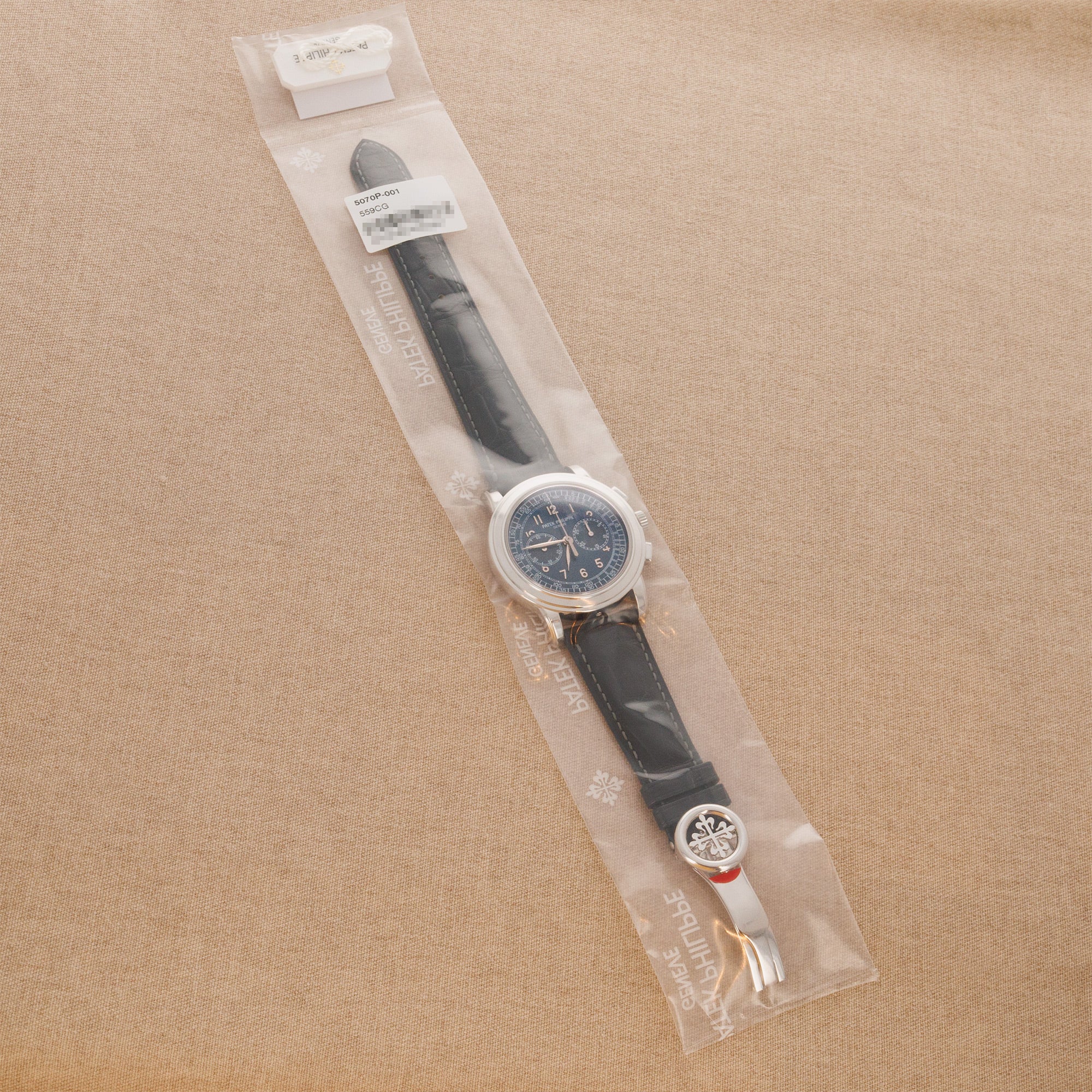 Patek Philippe - Patek Philippe Platinum Chronograph Watch Ref. 5070, Single Sealed - The Keystone Watches
