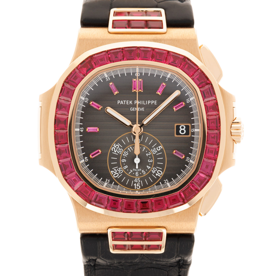Ruby Nautilus Patek Philippe Nautilus Chronograph 5980/12R-010 18k RG – The Keystone ...