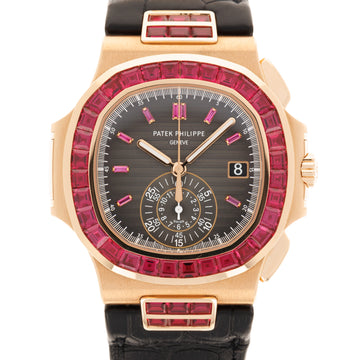 Patek Philippe Rose Gold Nautilus Ruby Watch Ref. 5980