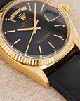 Rolex Yellow Gold Day Date Ref. 1803 with Matte Black Dial