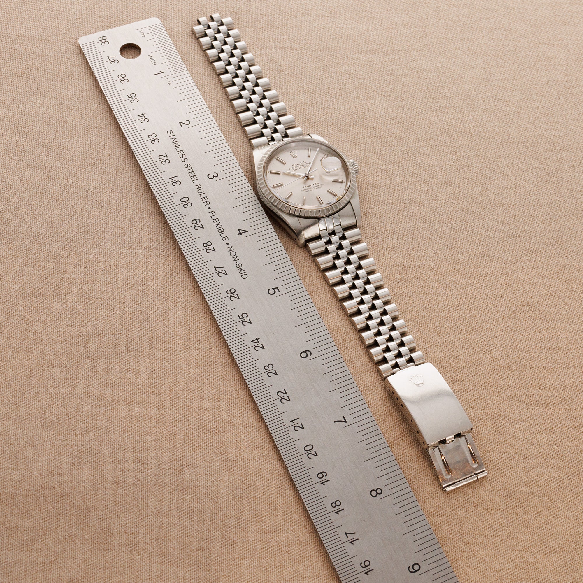Rolex Steel Datejust Ref. 16220 Retailed by Tiffany &amp; Co.