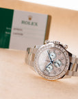 Rolex - Rolex Platinum Daytona Ref. 116576TBR with Baguette Diamonds - The Keystone Watches