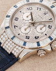 Rolex - Rolex White Gold Daytona Ref. 116599 with Diamonds and Sapphires - The Keystone Watches