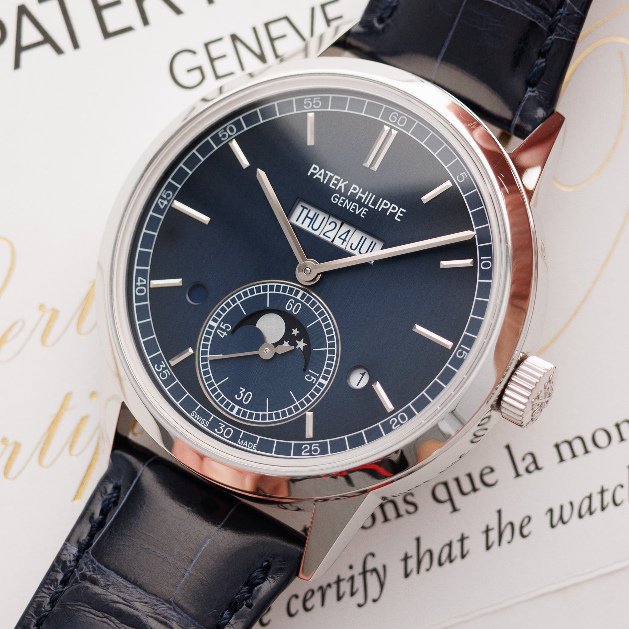 Patek Philippe - Patek Philippe Platinum Perpetual Calendar Watch Ref. 5236 - The Keystone Watches