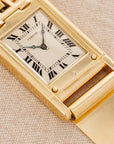 Cartier - Cartier Yellow Gold Tank Travel Clock, Sold in London - The Keystone Watches