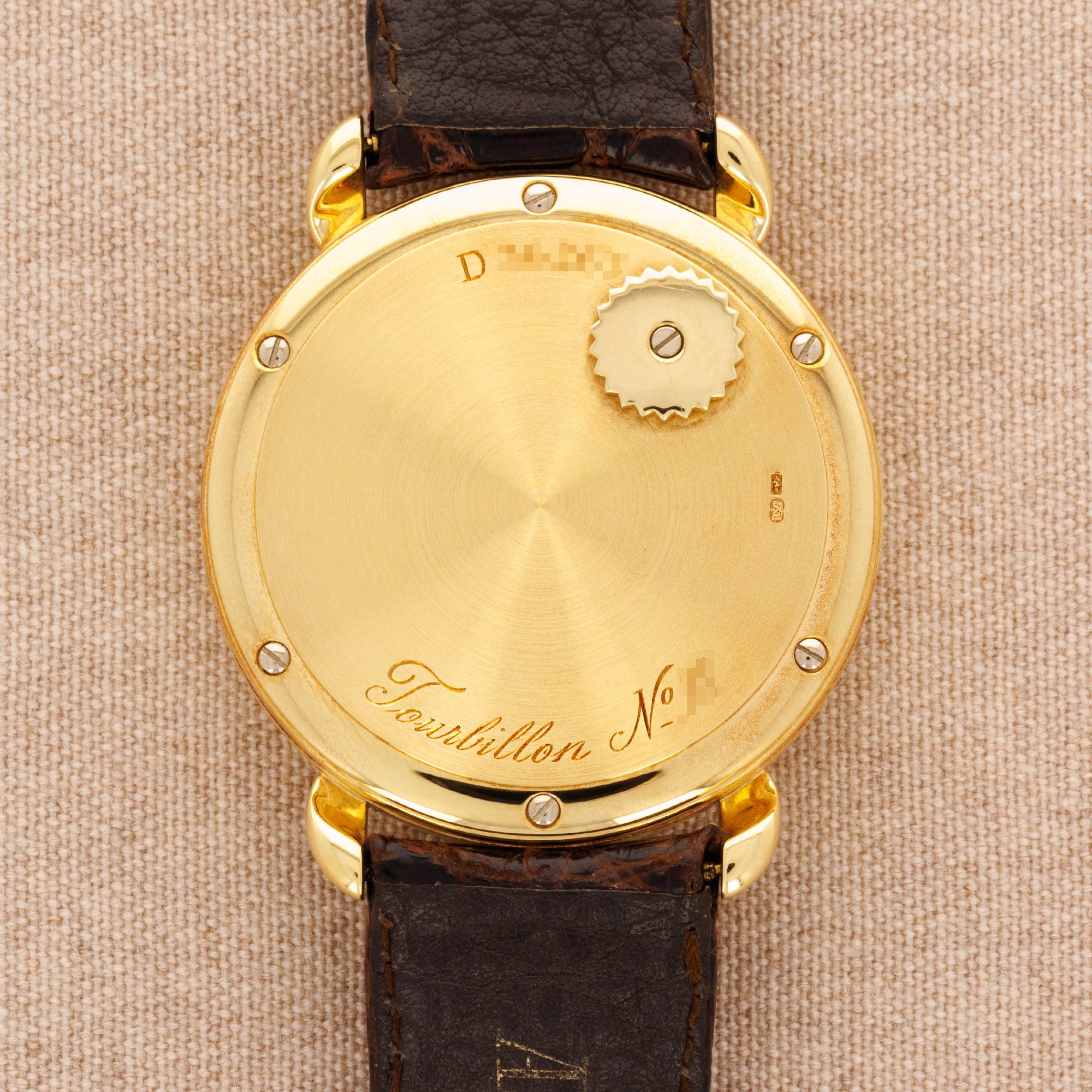 Audemars Piguet Jules Audemars Yellow Gold Tourbillon Watch Ref. 25718