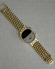 Chopard - Chopard Yellow Gold Onyx and Diamond Dual Time Zone (NEW ARRIVAL) - The Keystone Watches