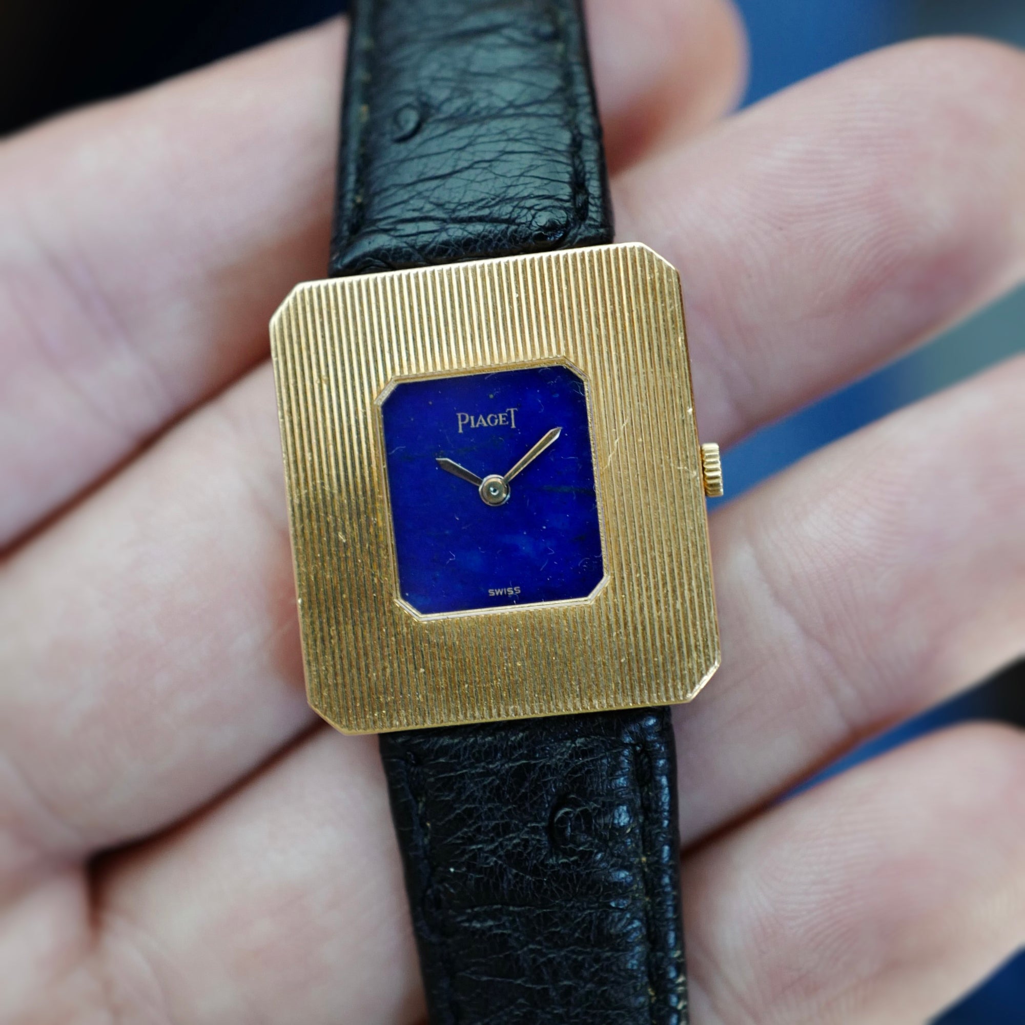 Piaget - Piaget Yellow Gold Protocole Ref. 99042 with Lapis Dial (NEW ARRIVAL) - The Keystone Watches