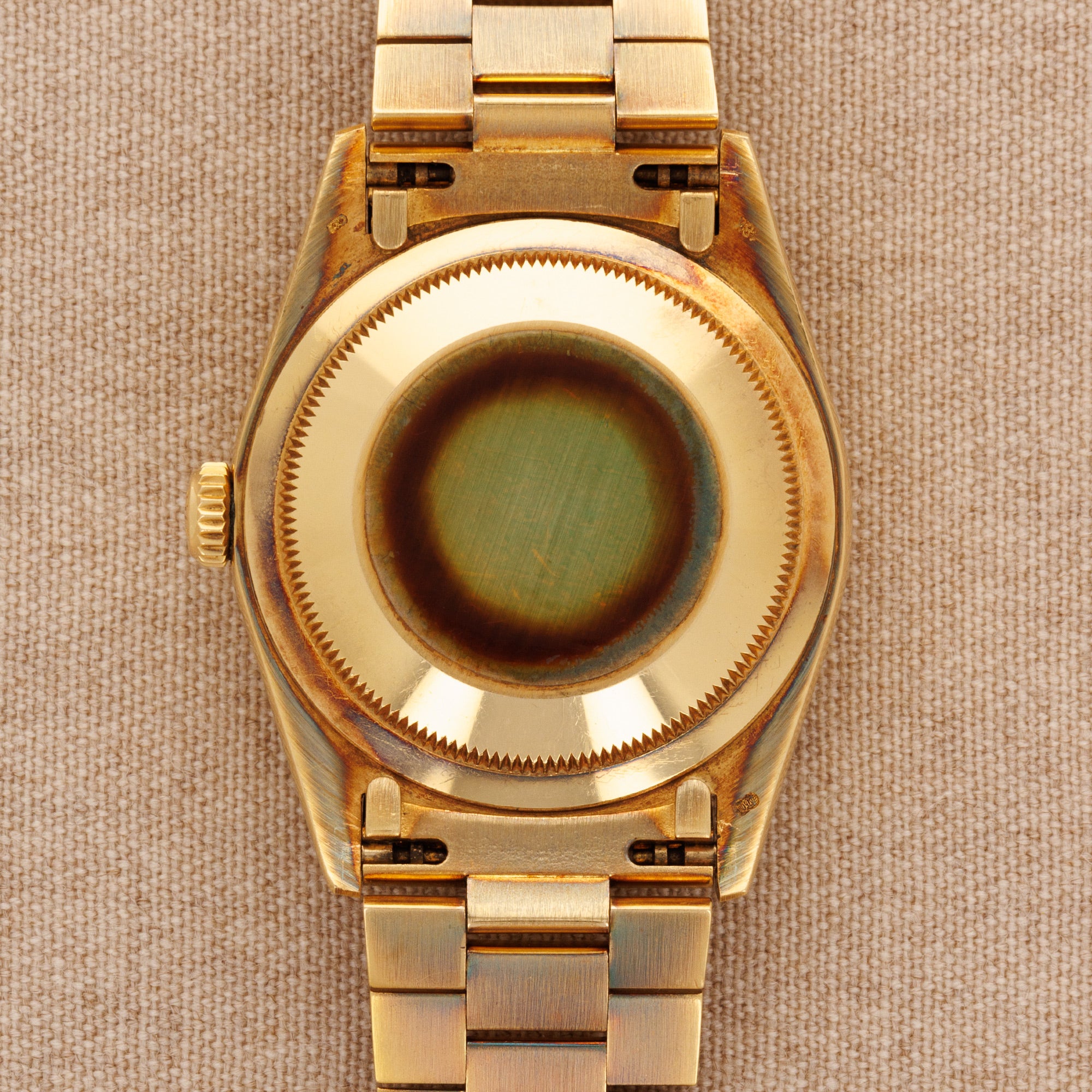 Rolex - Rolex Yellow Gold Day Date Ref. 18238 with Sapphire String Dial - The Keystone Watches