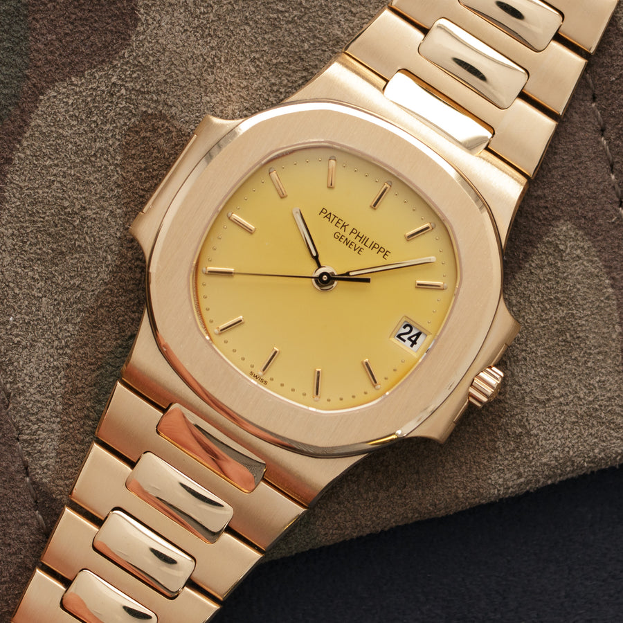 Patek Philippe Yellow Gold Nautilus Watch Ref. 3800