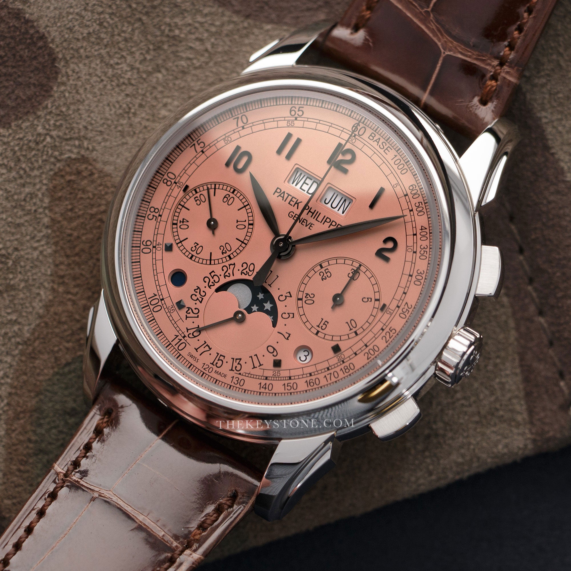 Patek Philippe - Patek Philippe Platinum Perpetual Calendar Chronograph Watch Ref. 5270 - The Keystone Watches