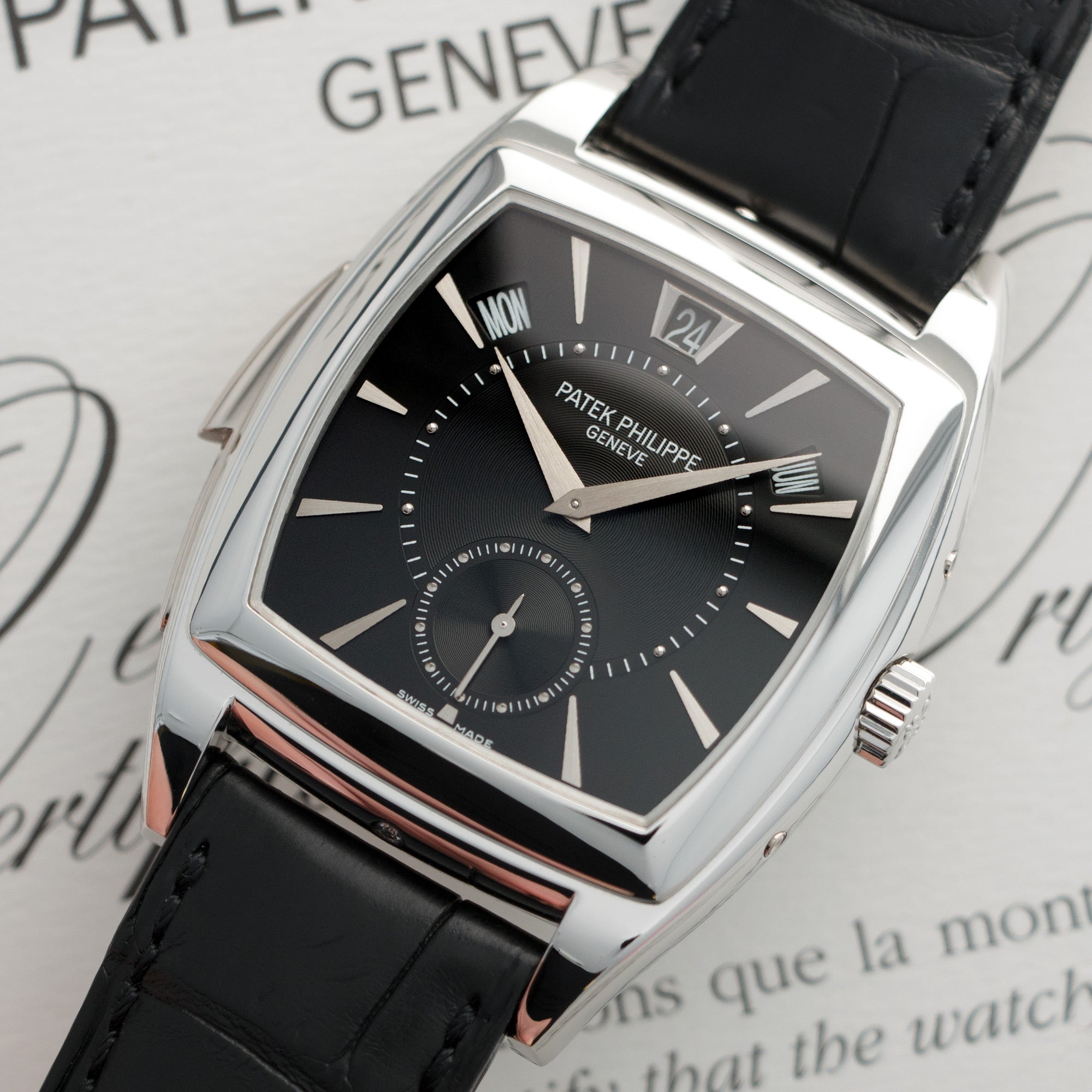 Patek Philippe - Patek Philippe Platinum Minute Repeater Watch Ref. 5033 - The Keystone Watches