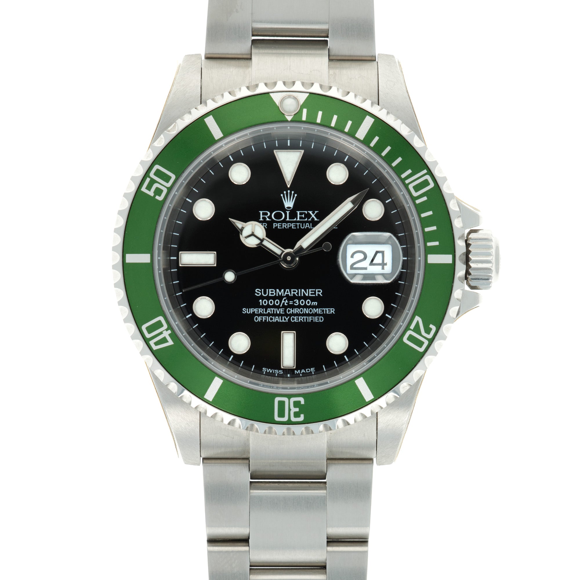 Rolex - Rolex Anniversary Flat Four Submariner Ref. 16610, with Original Box and Papers New Old Stock - The Keystone Watches