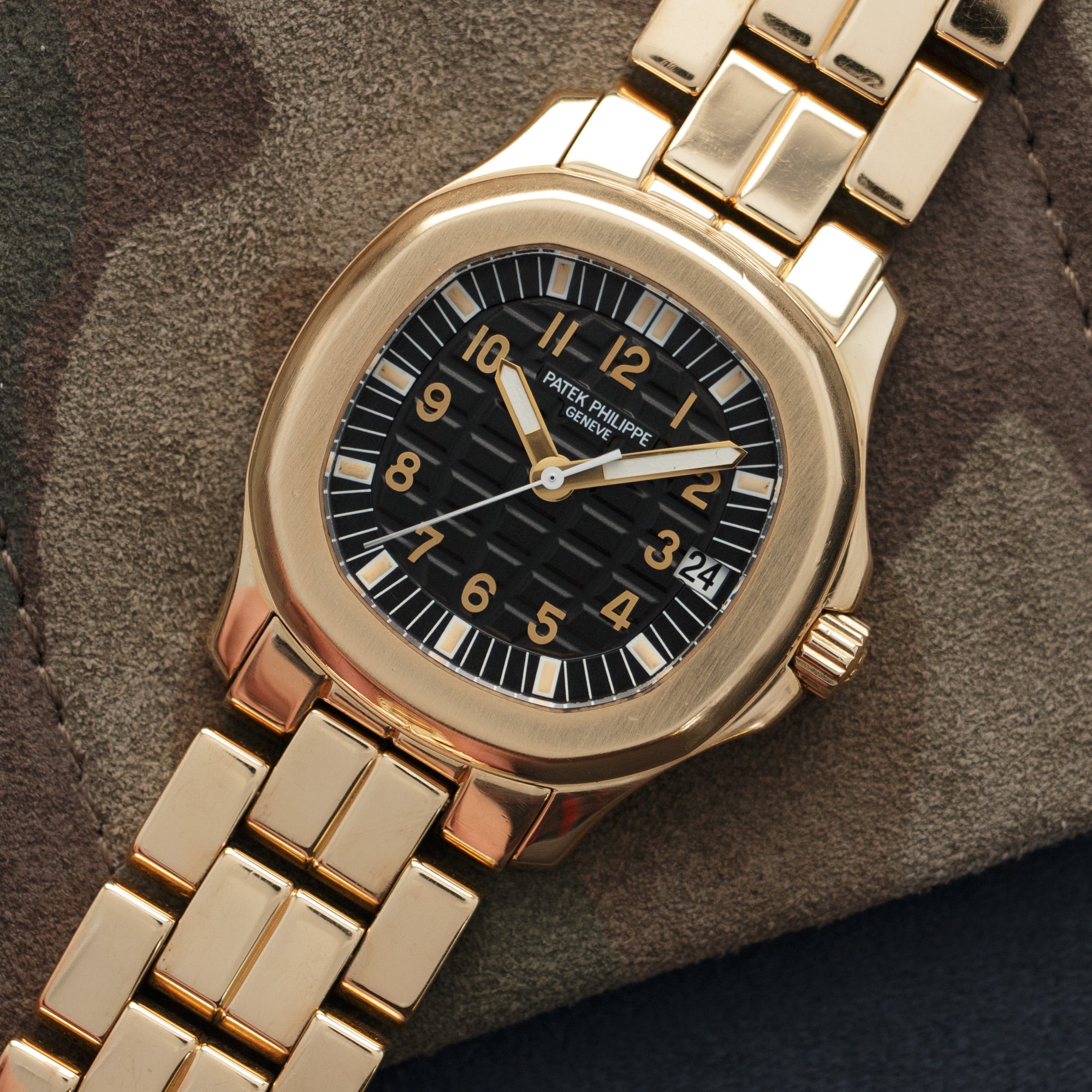 Patek Philippe - Patek Philippe Yellow Gold Aquanaut Automatic Watch Ref. 5066 - The Keystone Watches