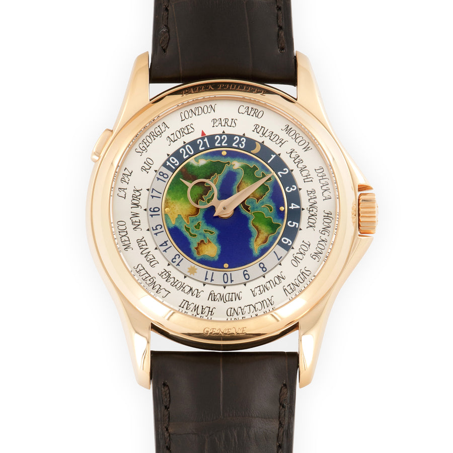 Patek Philippe Rose Gold Cloisonne World Time Ref. 5131