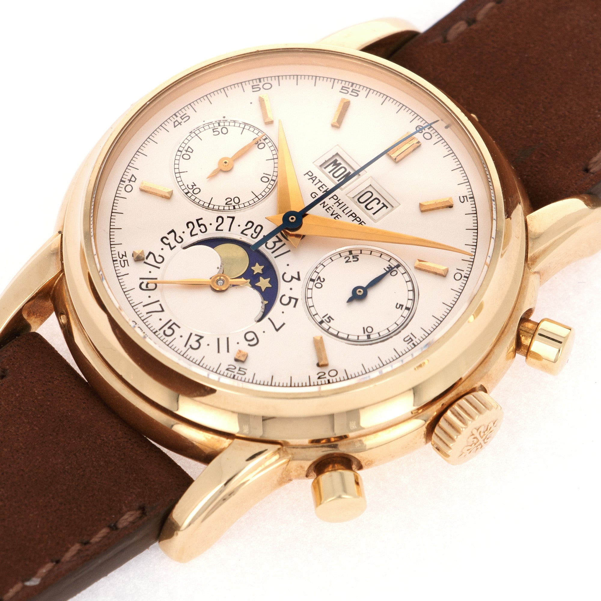 Patek Philippe - Patek Philippe Yellow Gold Perpetual Calendar Chronograph Fourth Series Ref. 2499 - The Keystone Watches