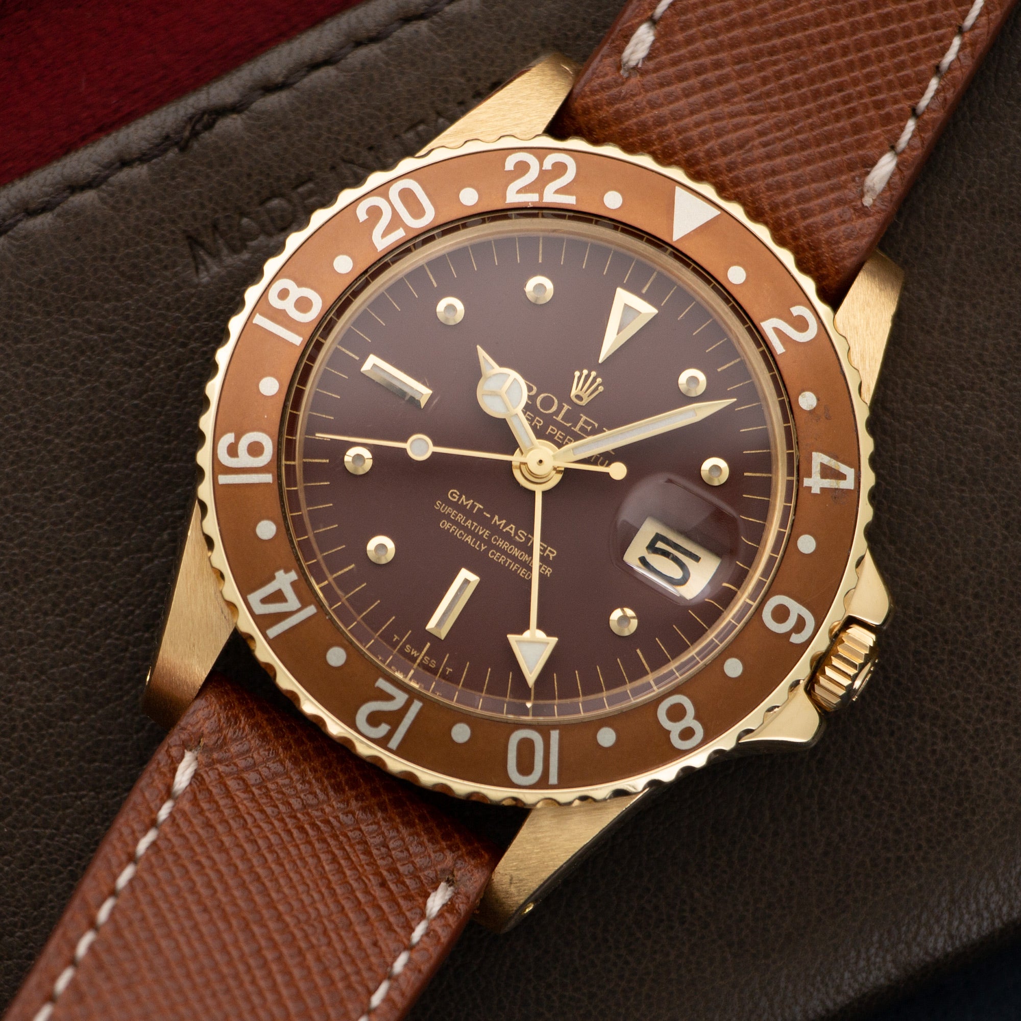Rolex - Rolex Yellow Gold GMT Watch Ref. 1675 - The Keystone Watches