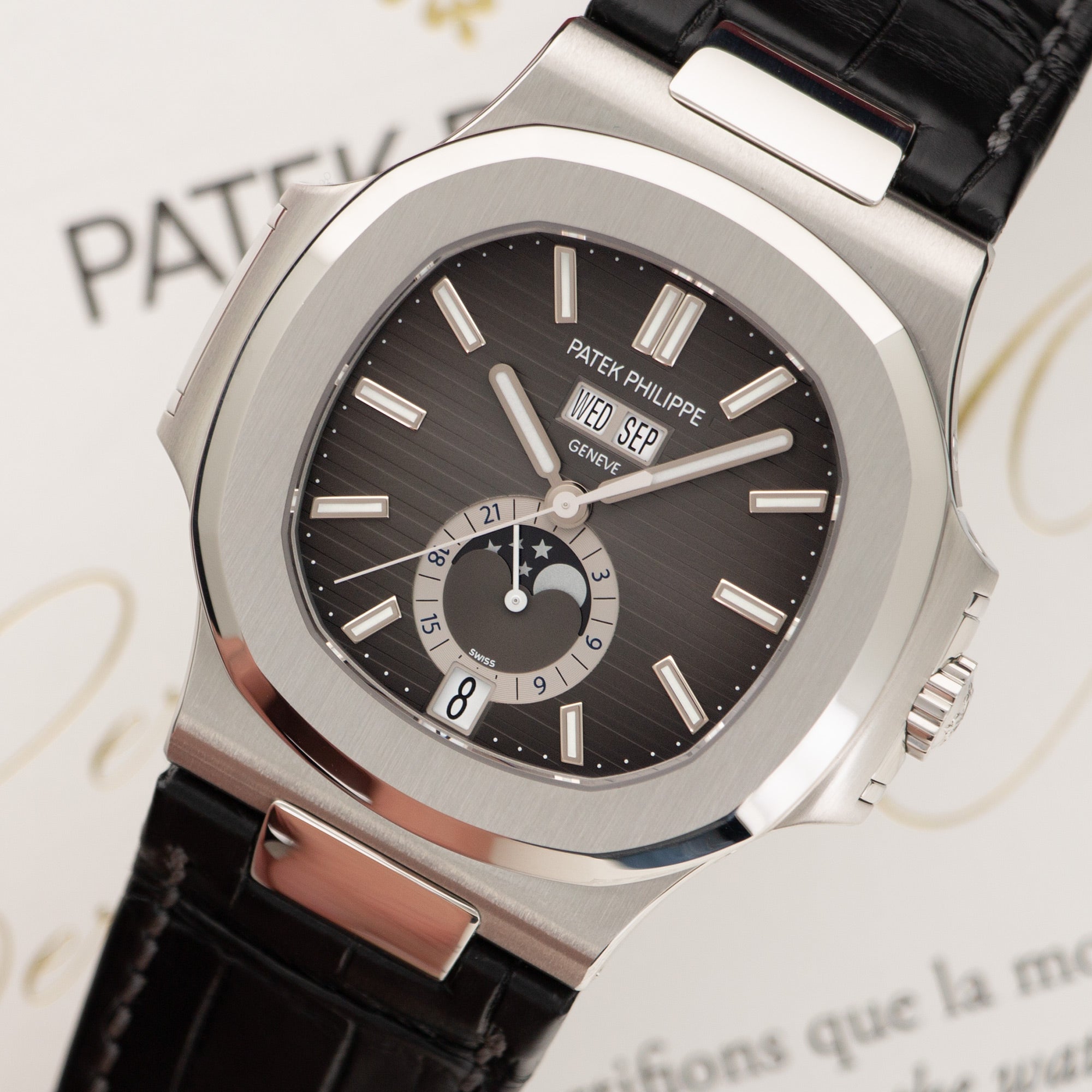 Patek Philippe - Patek Philippe Nautilus Moonphase Calendar Ref. 5726 - The Keystone Watches