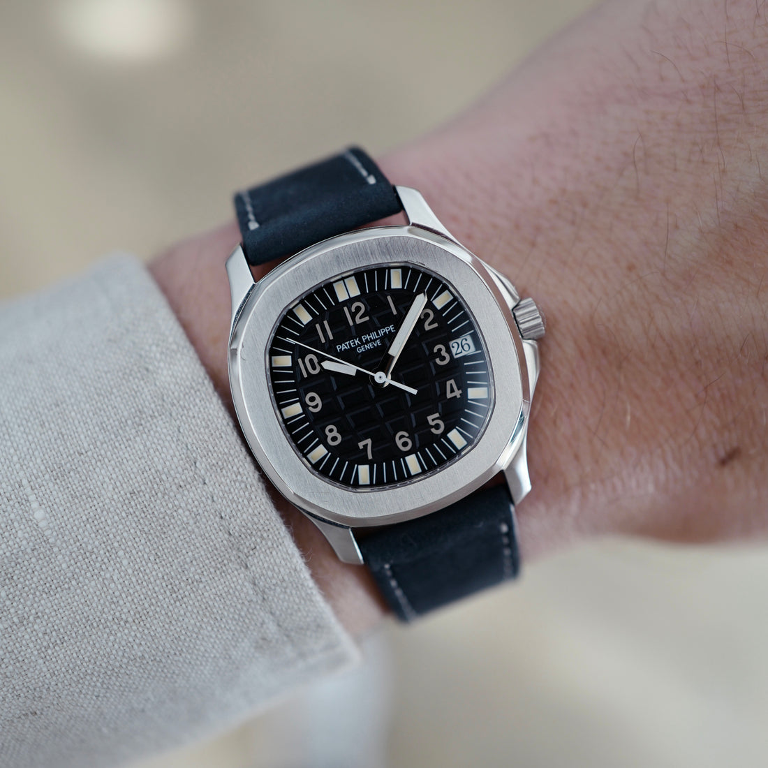 Patek Philippe Aquanaut Automatic Watch Ref. 5060, First Series Aquanaut with Original Paper