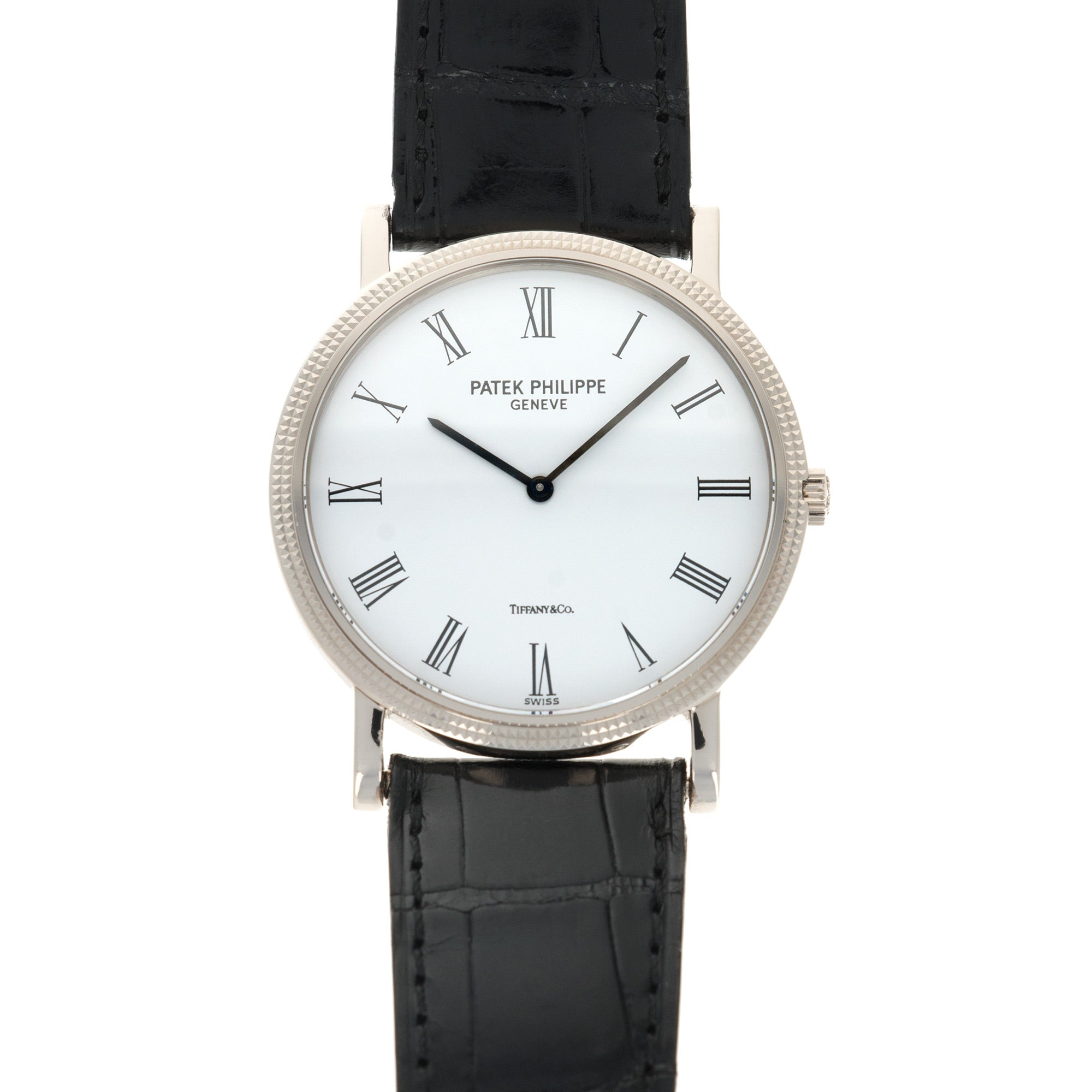 Patek Philippe - Patek Philippe White Gold Calatrava Watch, Ref. 3520 Retailed by Tiffany & Co. - The Keystone Watches