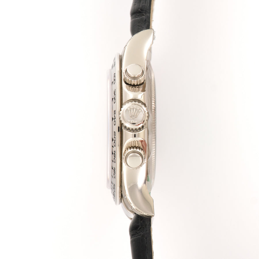 Rolex White Gold Daytona Meteriote Watch Ref. 116519