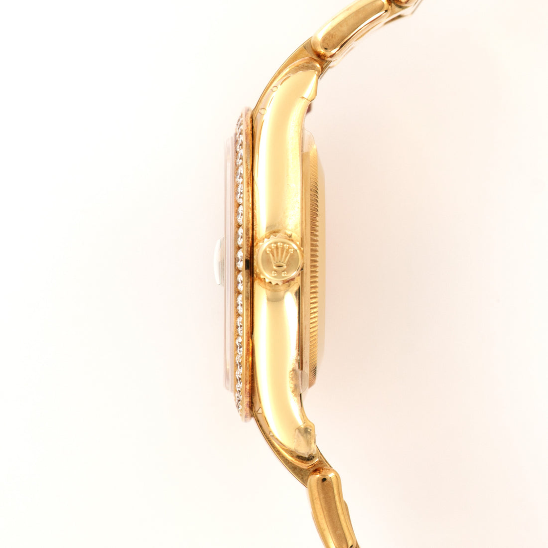Rolex Yellow Gold Day-Date Masterpiece Green Watch Ref. 18948