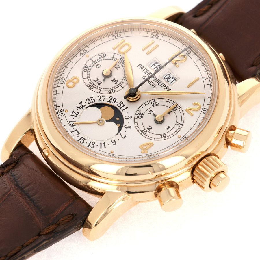 Patek Philippe Yellow Gold Split Seconds Perpetual Watch Ref. 5004