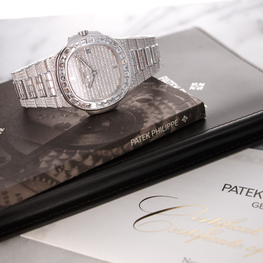Patek Philippe White Gold Nautilus Watch Ref. 5719