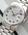 Rolex - Rolex Platinum Day-Date Pave Diamond Watch Ref. 118206 - The Keystone Watches