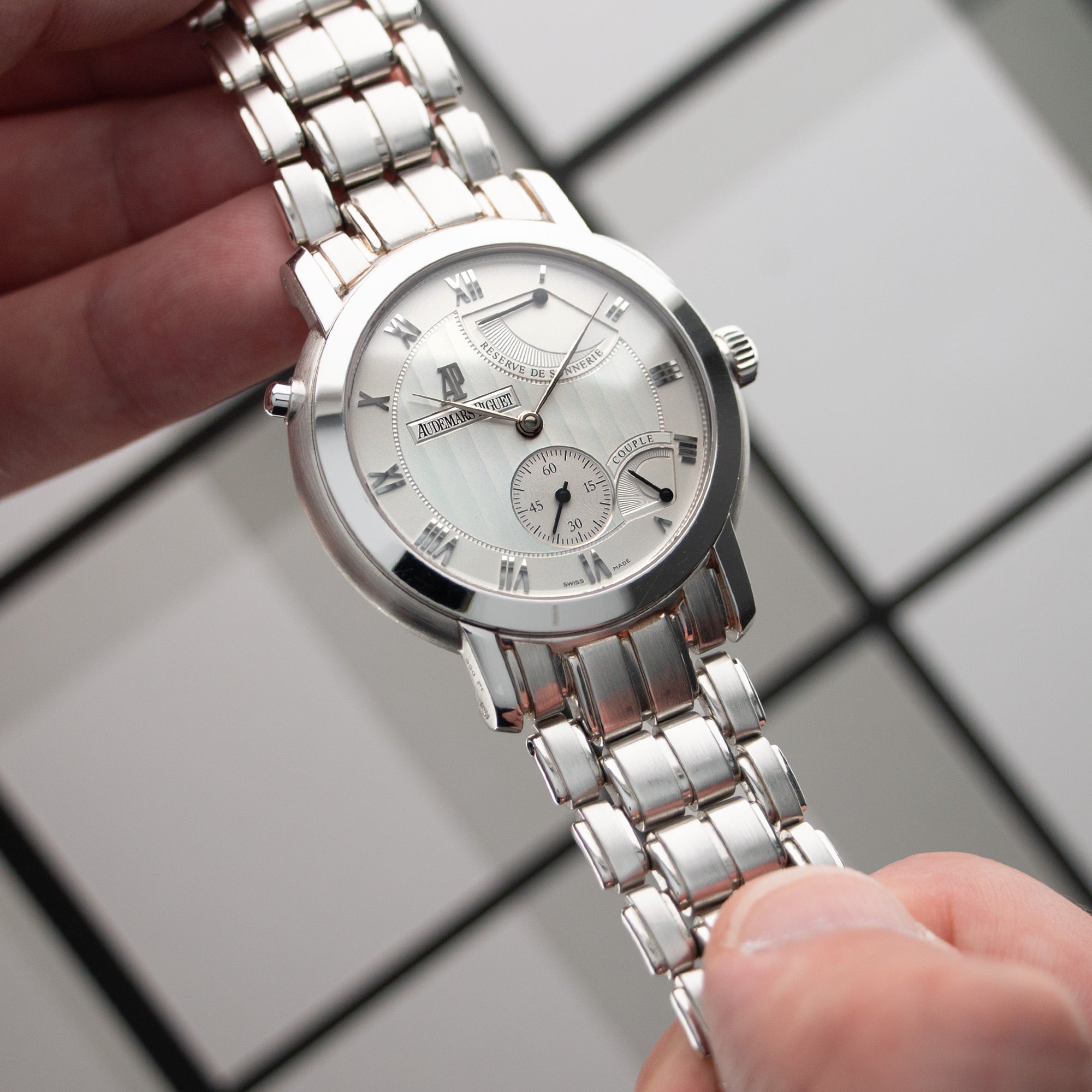 Audemars Piguet - Audemars Piguet Platinum Jules Audemars Carillon Minute Repeater Watch - The Keystone Watches