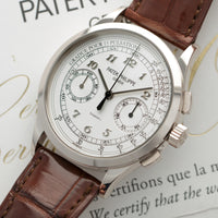Patek Philippe White Gold Chronograph Ref. 5170, Retailed by Tiffany & Co.