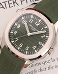 Patek Philippe - Patek Philippe White Gold Aquanaut Green Watch Ref. 5168 - The Keystone Watches